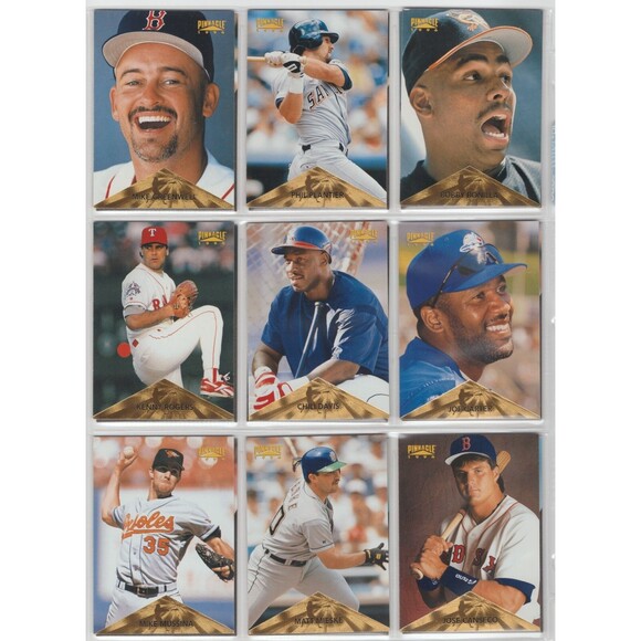 1996 Pinnacle Baseball Complete Set (Series 1) Mint  cards 1-200 - Picture 5 of 14